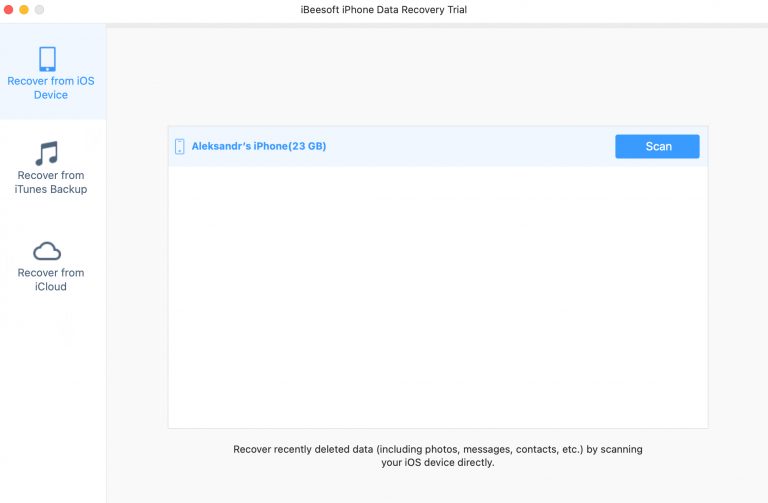 ibeesoft data recovery for iphone