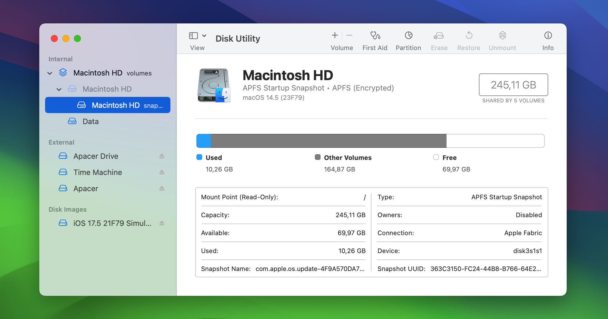 Open Disk Utility