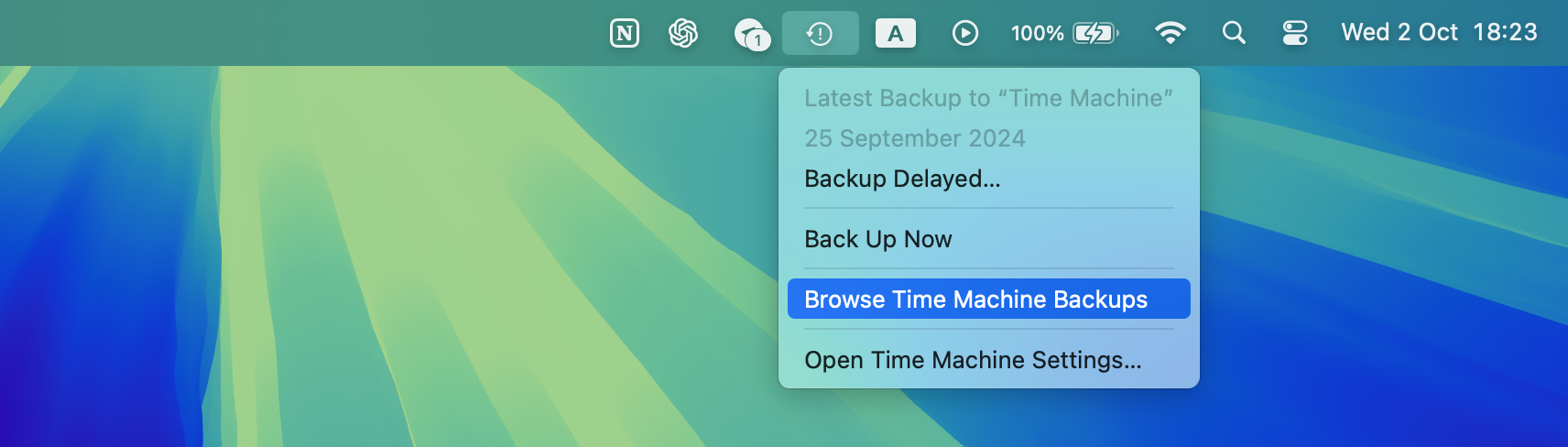 browse time machine backups