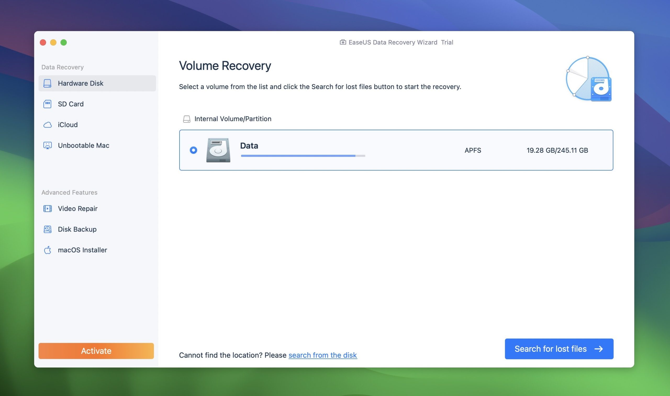 EaseUS Data Recovery Wizard for Mac