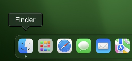 Click the Finder icon in your Dock