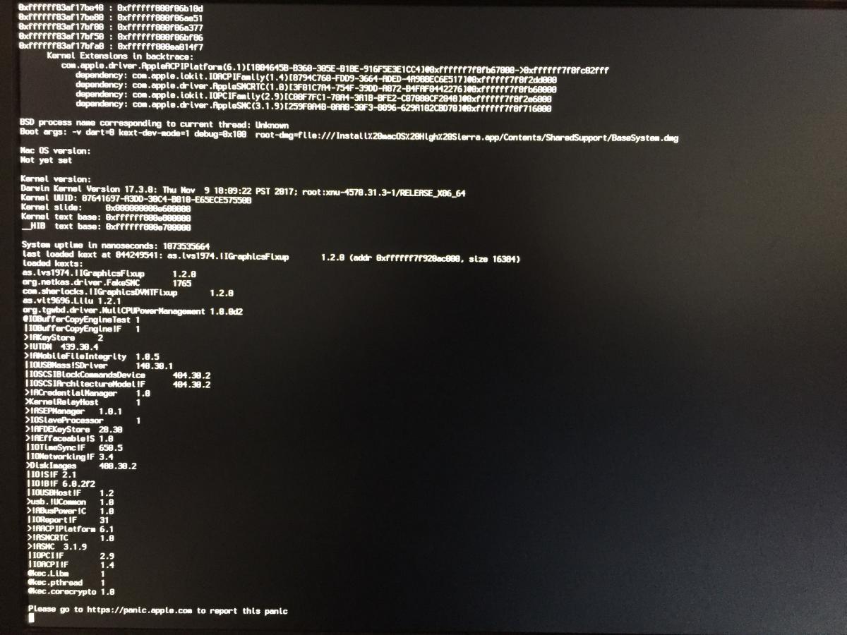 All Working Then Suddenly Acpiplatform Panics During Boot Osx86 10 13 High Sierra Insanelymac